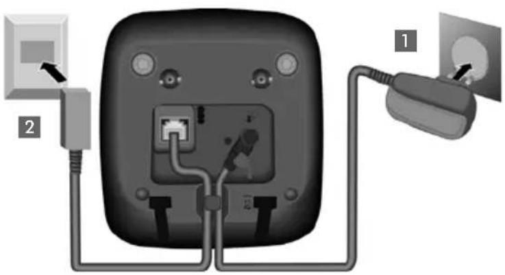 GIGASET C610 Onyx - Basisstation aansluiten - 1