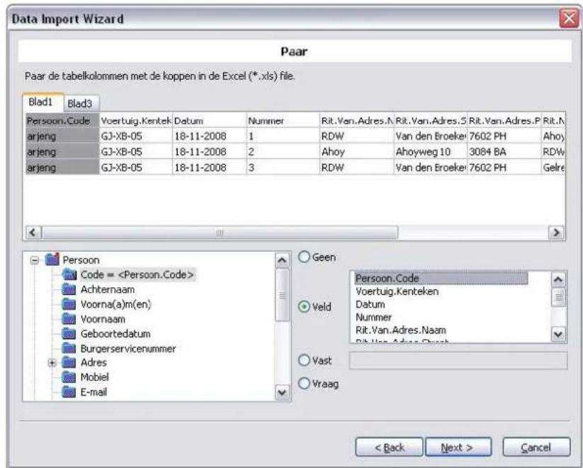 Nedsoft RittenRegistratie 2012 Pro - Importeren van Excel bestanden - 4
