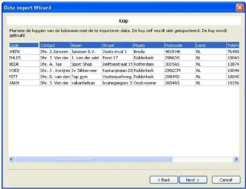 Nedsoft RittenRegistratie 2012 Pro - Importeren van Excel bestanden - 3