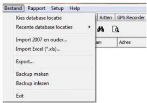 Nedsoft RittenRegistratie 2012 Pro - Backup & Restore - 3