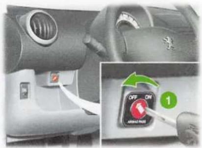 PEUGEOT 107 - Storing airbag voor - 2