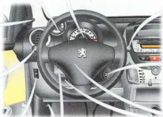 PEUGEOT 107 - STUURKOLOMSCHAKELAARS - 1