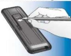PHILIPS SRT9320 Ultra touch - De batterij vervangen: - 1
