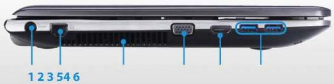 SAMSUNG NP350V5C - Rechter aanzicht - 3