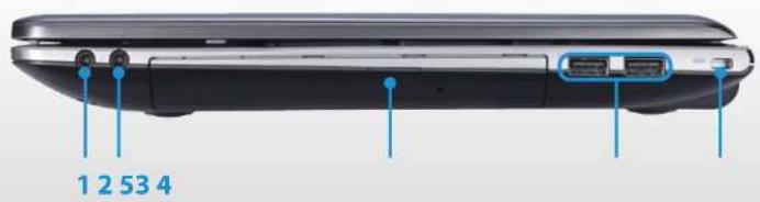 SAMSUNG NP350V5C - Rechter aanzicht - 1
