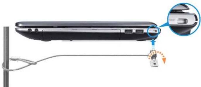 SAMSUNG NP350V5C - De beveiligingssleuf gebruiken(optioneel) - 2