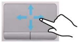 SAMSUNG NP350V5C - De cursor over het scherm verplaatsen - 1