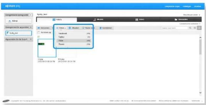 SAMSUNG NP350V5C - Een bestand uploaden naar een SNS - 1