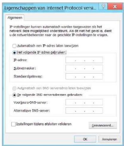 SAMSUNG NP350V5C - Configureer de IP-instellingen. - 1