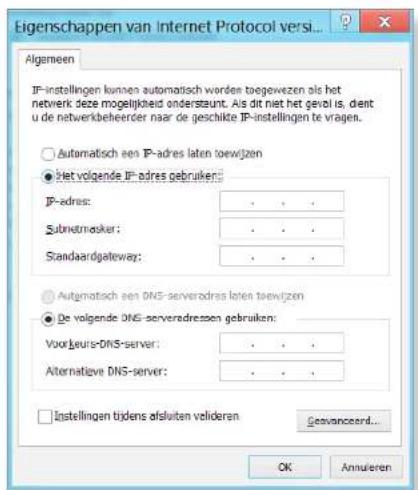 SAMSUNG NP530U3C - Configureer de IP-instellingen. - 1