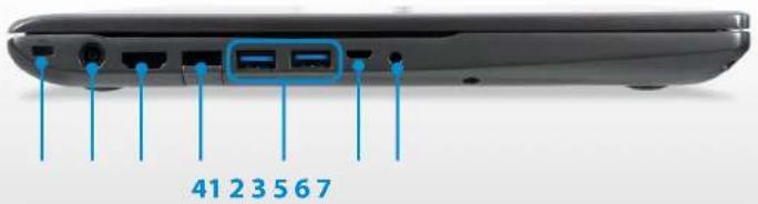 SAMSUNG NP700Z7CH - Linker aanzicht - 1