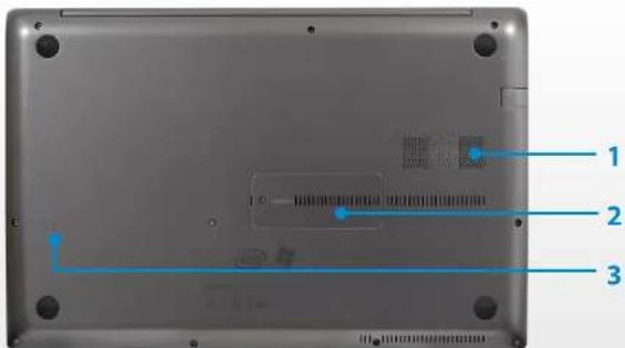SAMSUNG NP700Z7CH - Onderaanzicht - 1