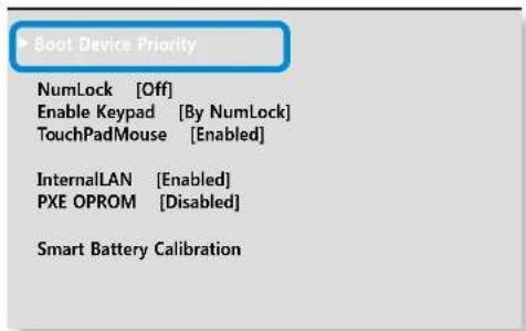 SAMSUNG NP700Z7CH - De opstartprioriteit wijzigen - 2