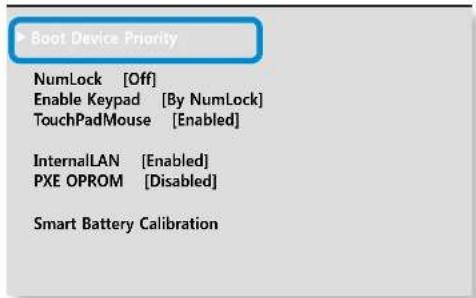 SAMSUNG NP900X4D - De opstartprioriteit wijzigen - 2