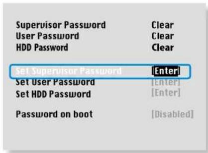 SAMSUNG NP900X4D - Een Supervisor-wachtwoord instellen - 1