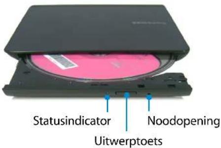 SAMSUNG NP900X4D - Een disc inleggen en uitnemen - 1