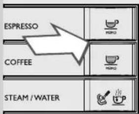 ESPRESSO COFFEE STEAM / WATER