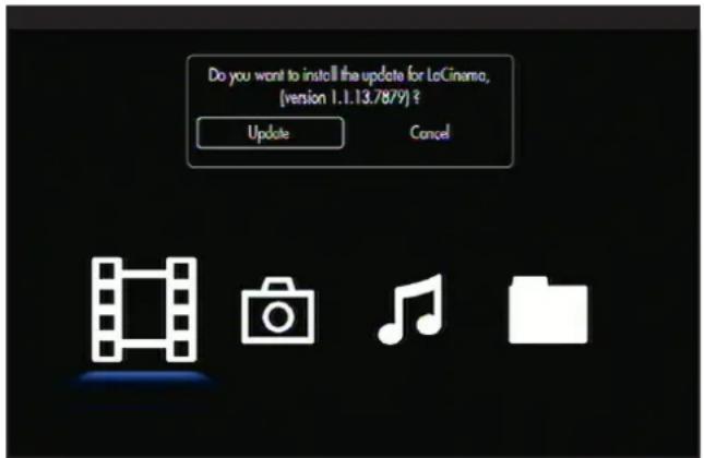 LACIE PLAY High Definition Media Player - Om de firmware bij te werken: - 1