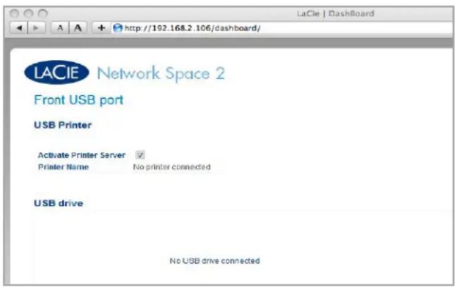 LACIE 301516EK - Dashboard: USB-poort vooraan - 1