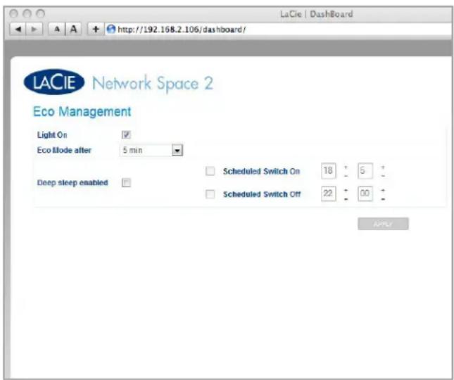 LACIE 301516EK - Dashboard: eco-beheer - 1