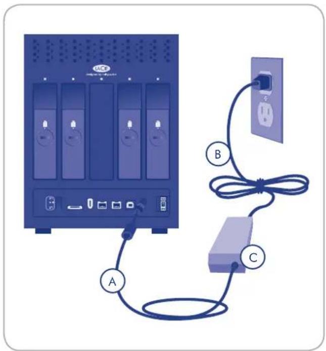 LACIE 9000264 - De 4big inschakelen - 3