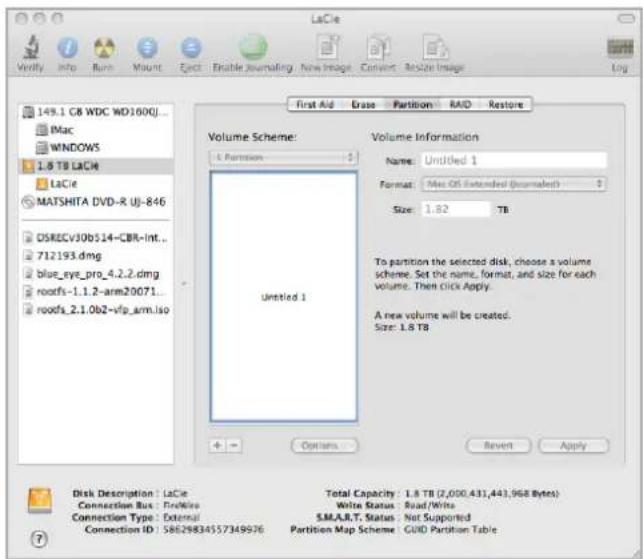 LaCie 149.1 GB WDC MD100Q... iMac WINDOWS 1.8 TB LACh LaCie MATSHITA DVD-R UJ-846 DSR2CV30b514-CBR-int.. 712193.dmg blue_eye_pro_4.2.2.dmg roofs-1.1.2-arm20071.. roods_2.1.0b2-vfp_arm.iso Volume Scheme: L Partition Unetled 1 Volume Information Name: Untitled 1 Format: Mac OS Extended (Quarable) ...…