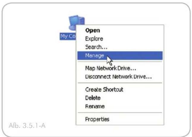 Open Explore Search... Manage Map Network Drive... Disconnect Network Drive... Create Shortcut Delete Rename Properties My Co Afb. 3.5.1-A