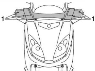 YAMAHA XMAX125 - Stroomlijn- en framepanelen verwijderen en aanbrengen - 1