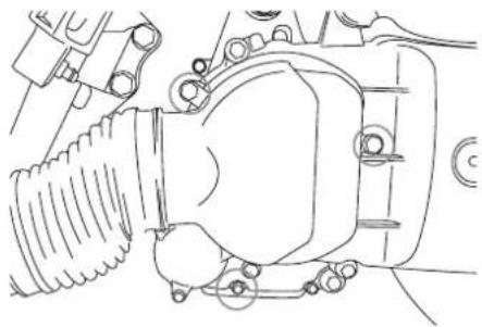 YAMAHA XMAX125 - Reinigen van het luchtfilterelement in de v-snaarbehuizing - 2