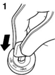 1 ↓ LOCK