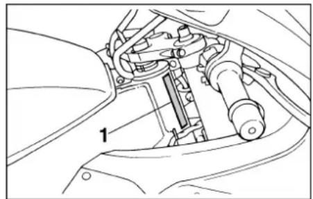YAMAHA YZF1000 - Identifikatienummer van de sleutel - 1