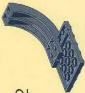 Close-up of a curved mechanical component with engraved numbers (no readable text or symbols)