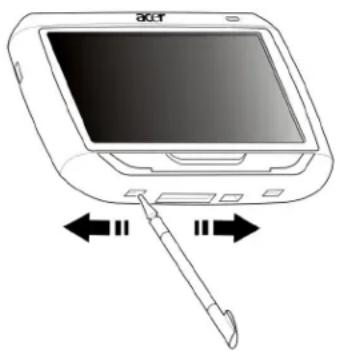 ACER p610 - Een harde reset uitvoeren - 1