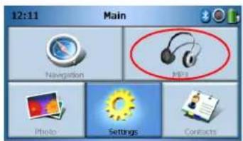 ACER p660 - De MP3-speler openen - 1