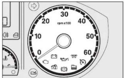 rpm x100 20 30 40 10 50 0 60