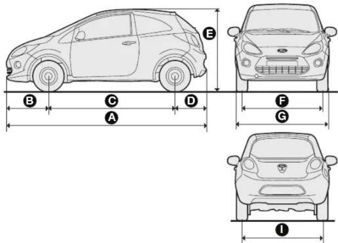 FORD Ka (2012) - BANDENSPANNING IN KOUDE TOESTAND (bar) - 1