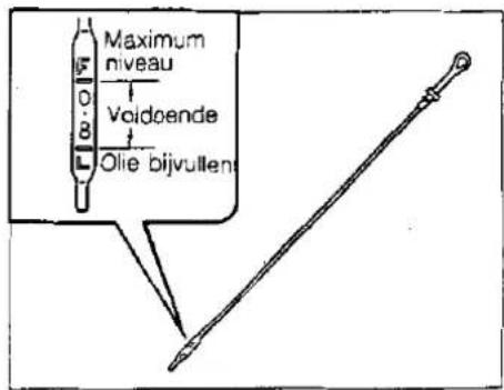 Maximum niveau Voidende Olie bijvullen