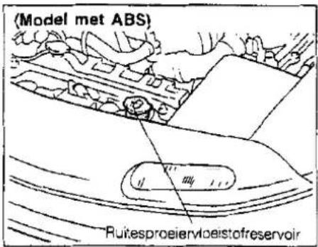(Model met ABS) Ruitesproeiervioeistofreservoir