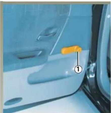 RENAULT Laguna (2005) - HANDBEDIENDE RUITEN VOORRUIT - 1