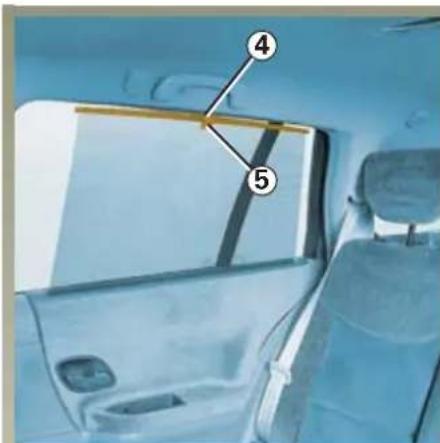RENAULT Laguna (2005) - Make-up spiegeltje 2 zonder verlichting - 1