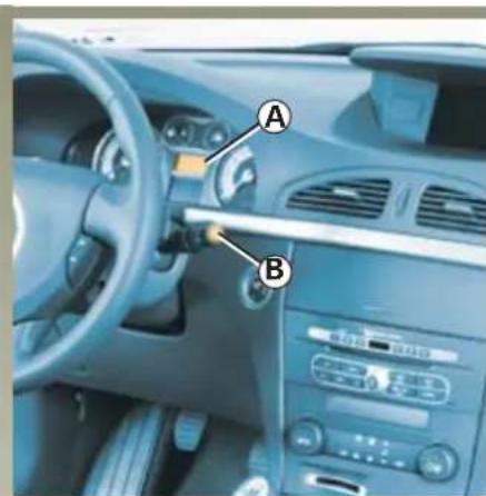 RENAULT Laguna (2005) - Corrigeer de spanning bij koude banden. - 2