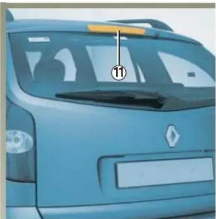 RENAULT Laguna (2005) - LAMPEN ACHTER (vervolg) EN ZIJKANT: vervangen van een lamp Break - 1
