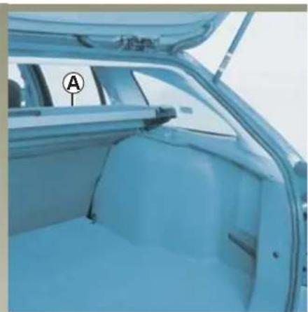 RENAULT Laguna (2005) - Om het soepele deel B op te rol- len - 1
