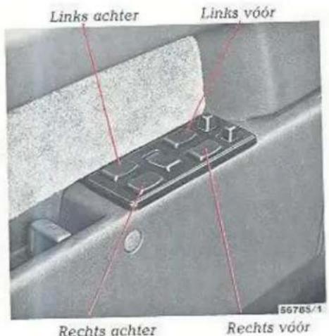 Links achter Links vóór Rechts achter Rechts vóór 56785/1