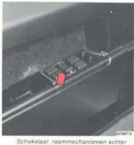 Schakelaar, raammechanismen achter 57367/2