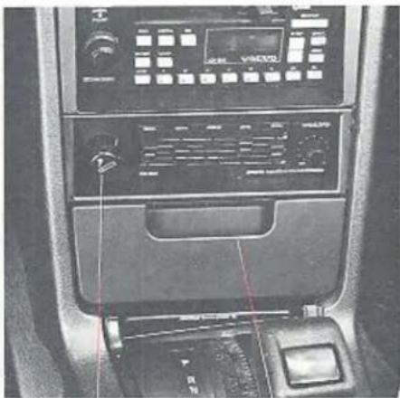 VOLVO 760 GLE Turbo (1984) - Handrem Sigare-aansteker Asbakjes - 2