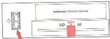 Automatic Climate Control LO auto HI