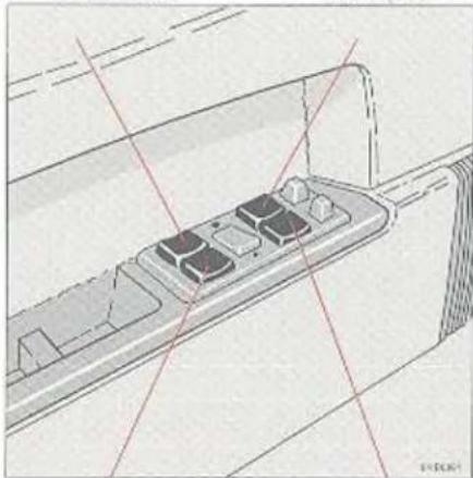 VOLVO 940 (1998) - Elektrisch bediende raammechanismen - 1