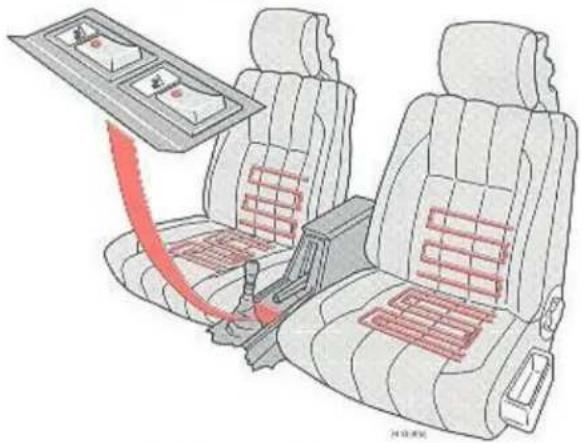 VOLVO 940 (1998) - Elektrisch verwarmde voorstoelen - 1
