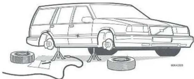 VOLVO 940 (1998) - Roestwerende behandeling – controleren en bijwerken - 1